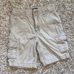 Boys Khaki Cargo Shorts